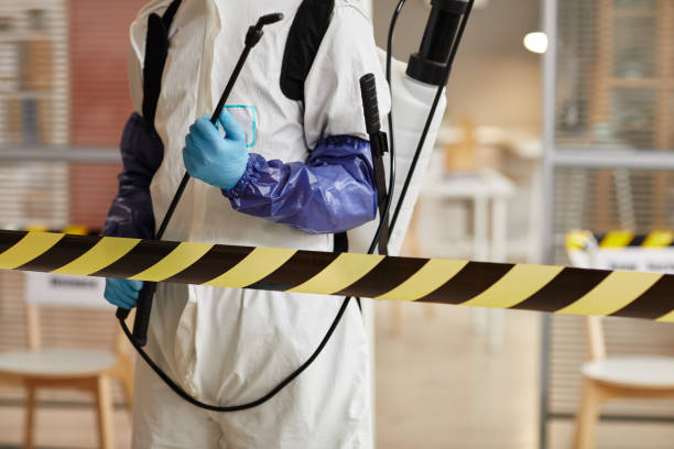 Professional Biohazard Cleanup technician working in Zeeland, MI